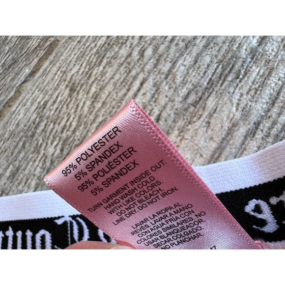 Juicy Couture‎ Sweatsuit Y2K Joggers Track Set Pink Barbiecore Large Womens - Picture 13 of 13